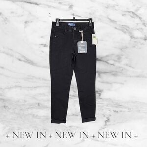 NEW Democracy Ab Solution Size 4 Slimming Pants Black Ankle Skimmer Pants